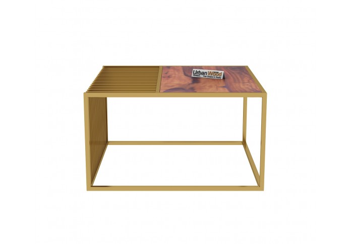 Clon Wooden Coffee Table (Teak Finish)