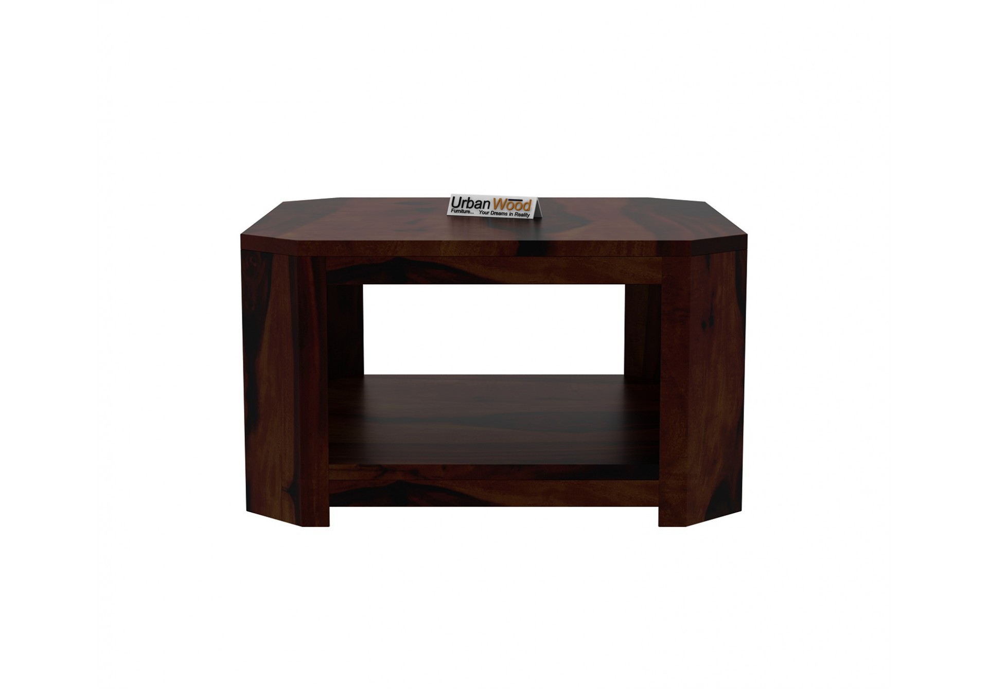 Eya Wooden Coffee Table (Walnut Finish)