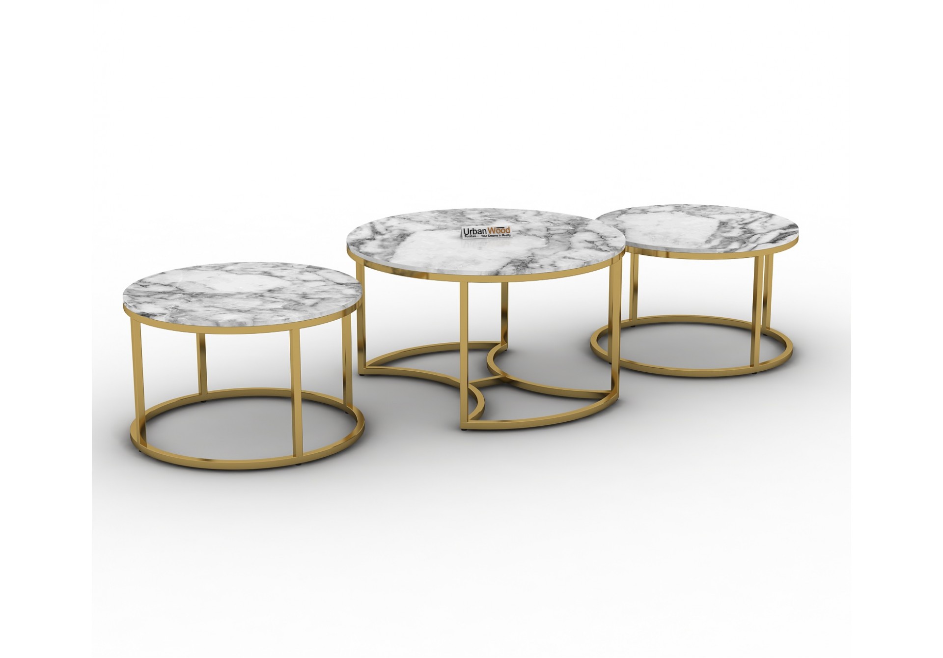 Grove Centre Coffee Table ( Marble, Metal )