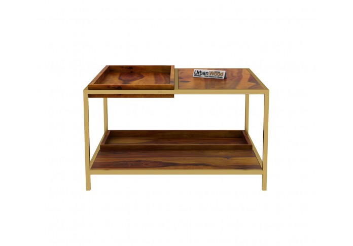 Hope Wooden Coffee Table (Honey Finish)
