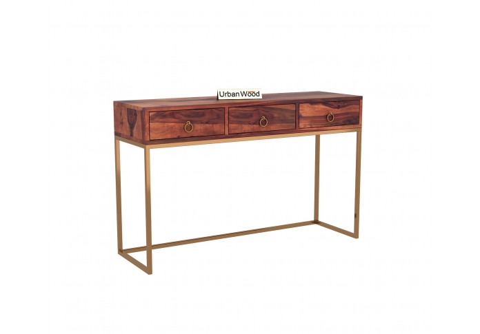 Tanner Console Table ( Teak Finish )