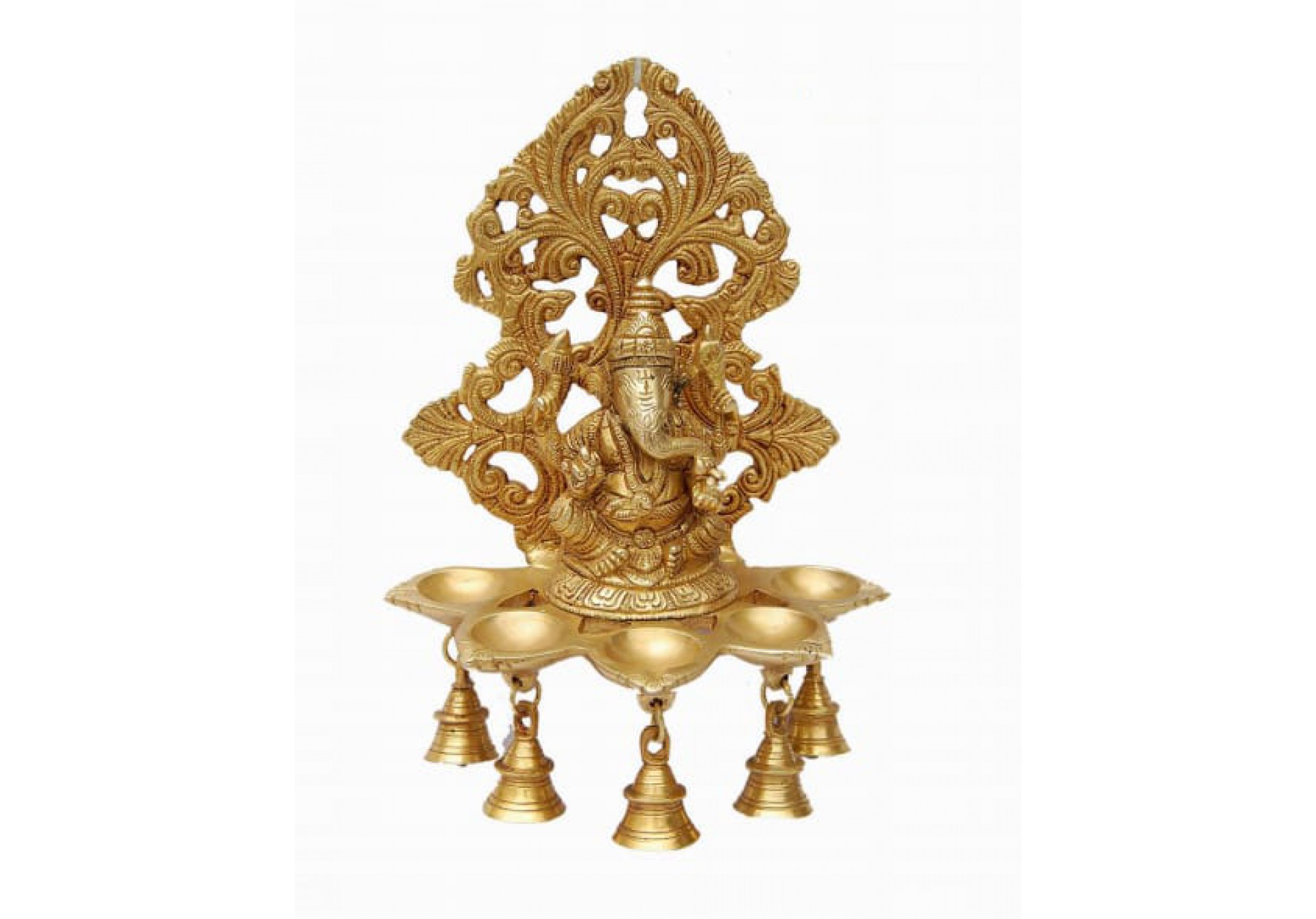 Brass Ganesha Dhoop Batti Stand