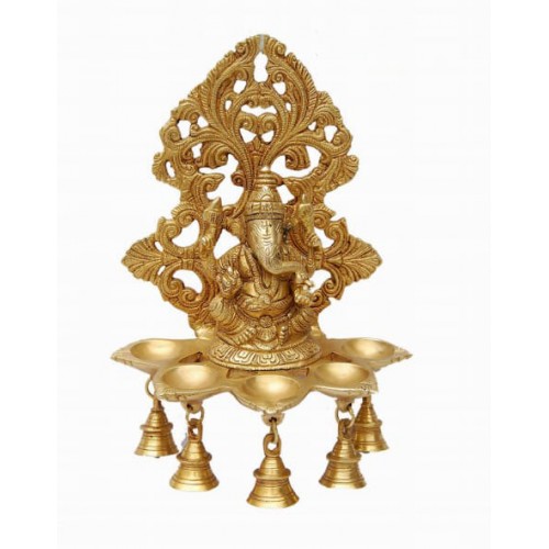 Brass Ganesha Dhoop Batti Stand