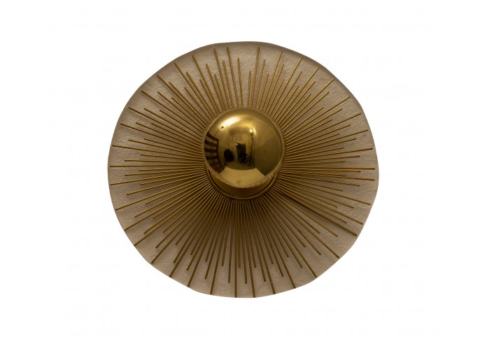 Crown Antique Brass Mild Wall Light