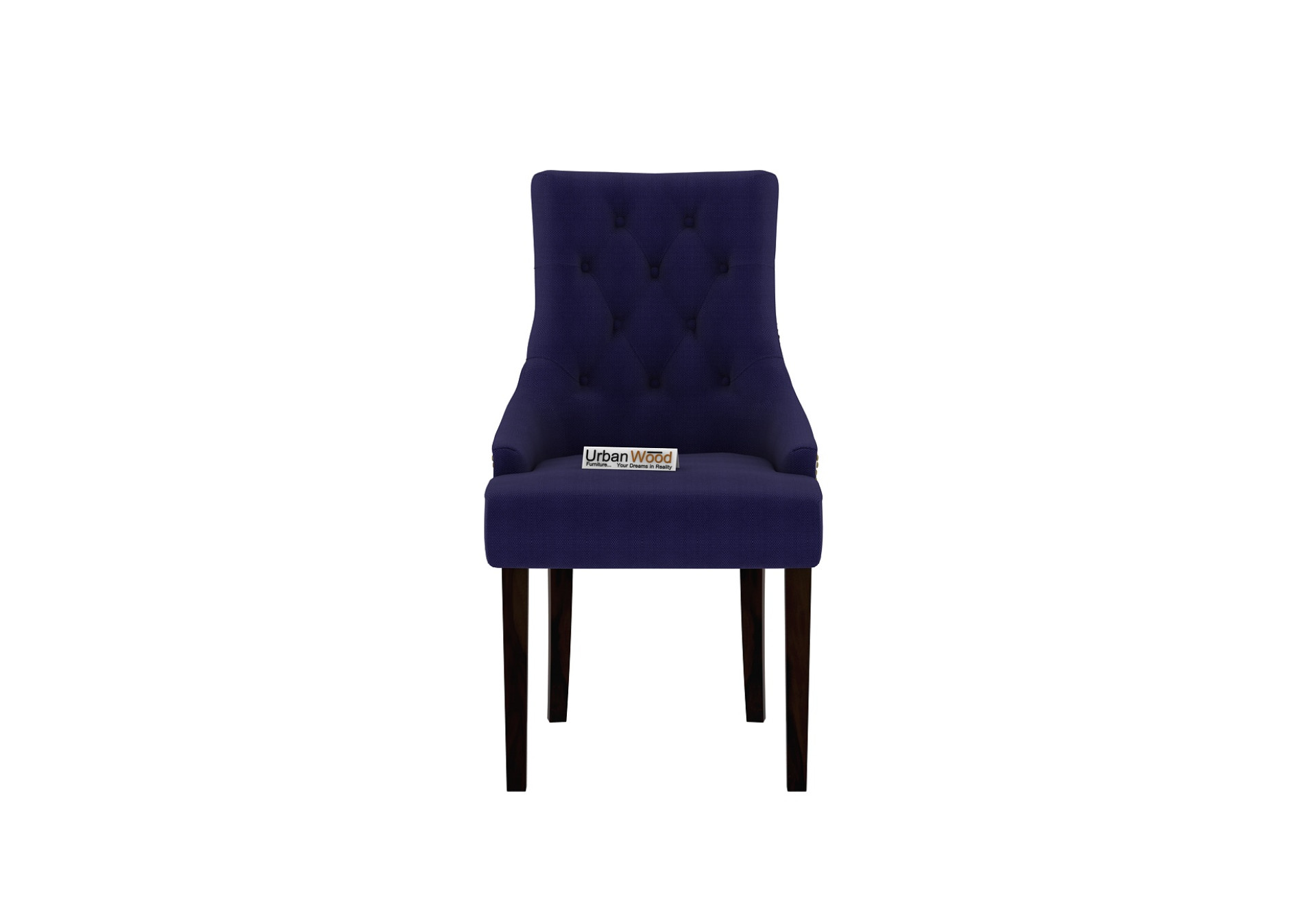 Knit Dining Chair - Set Of 2 (Cotton, Navy Blue)