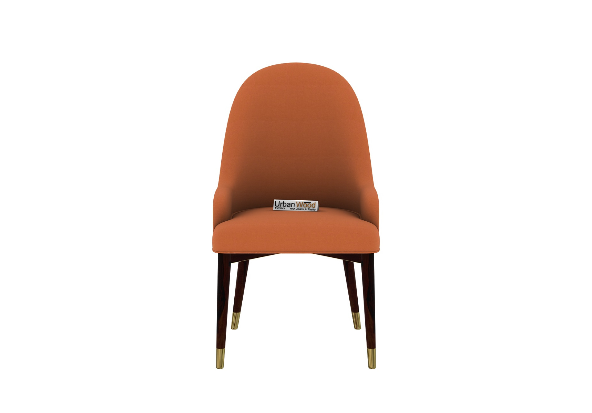 Nordic Dining Chair - Set Of 2 (Cotton, Diana Orange)
