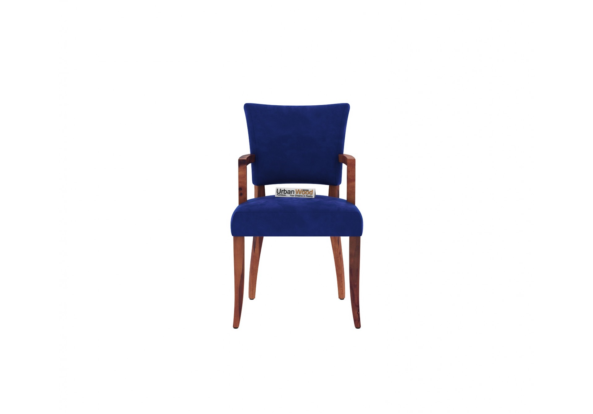 Quipo Dining Chair With Arm (Teak Finish)