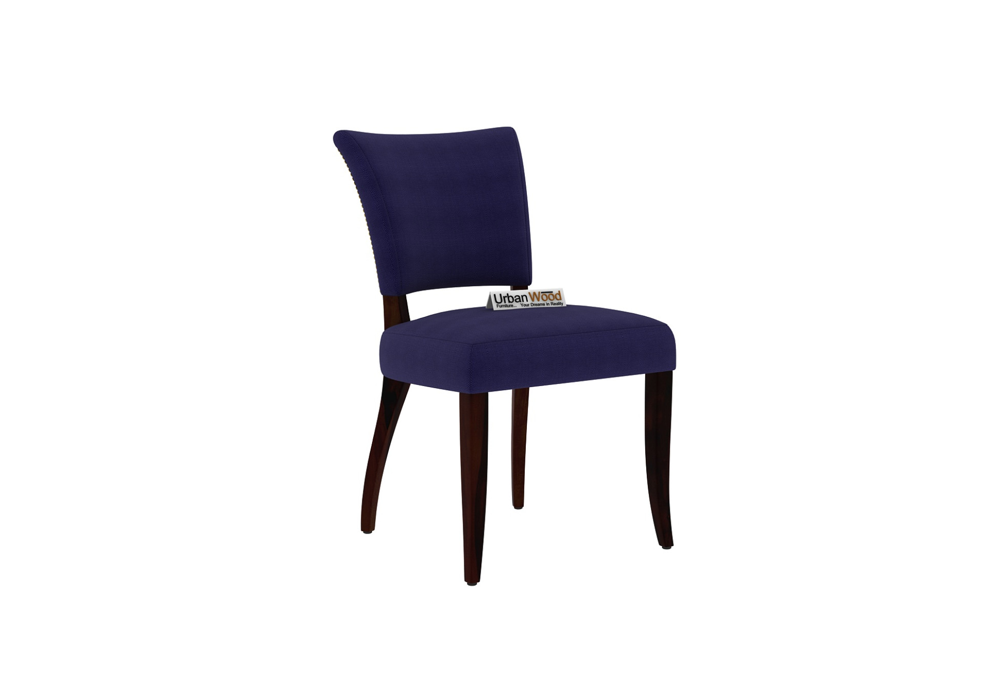 Quipo Dining Chair - Set Of 2 (Cotton, Navy Blue)