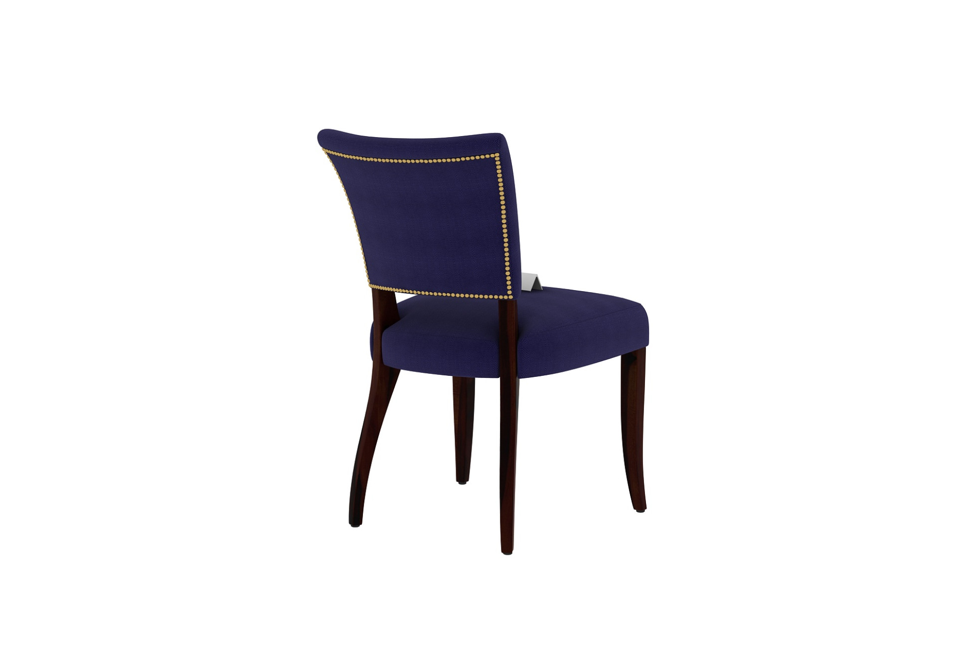 Quipo Dining Chair - Set Of 2 (Cotton, Navy Blue)