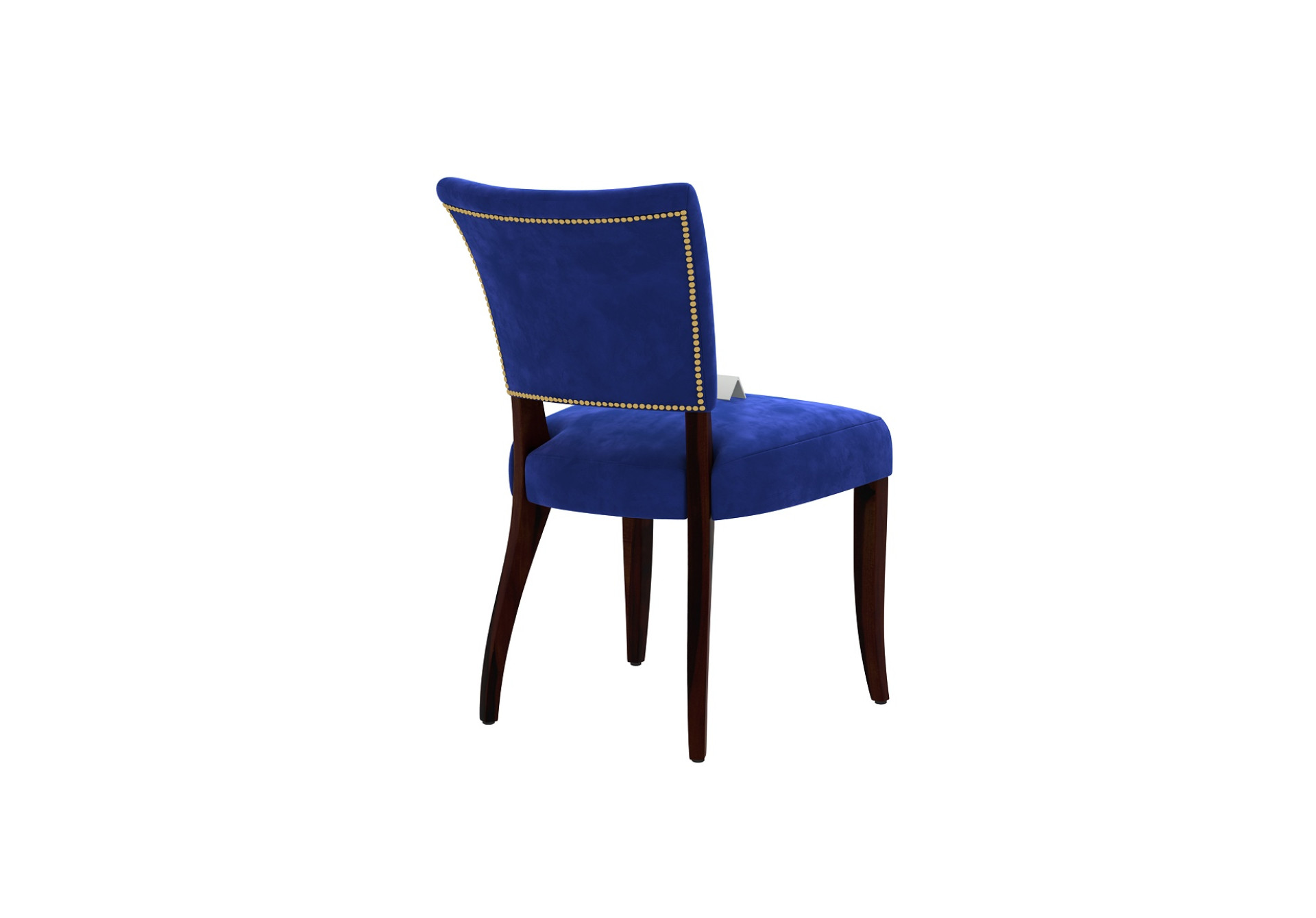 Quipo Dining Chair - Set Of 2 (Velvet, Sapphire Blue)
