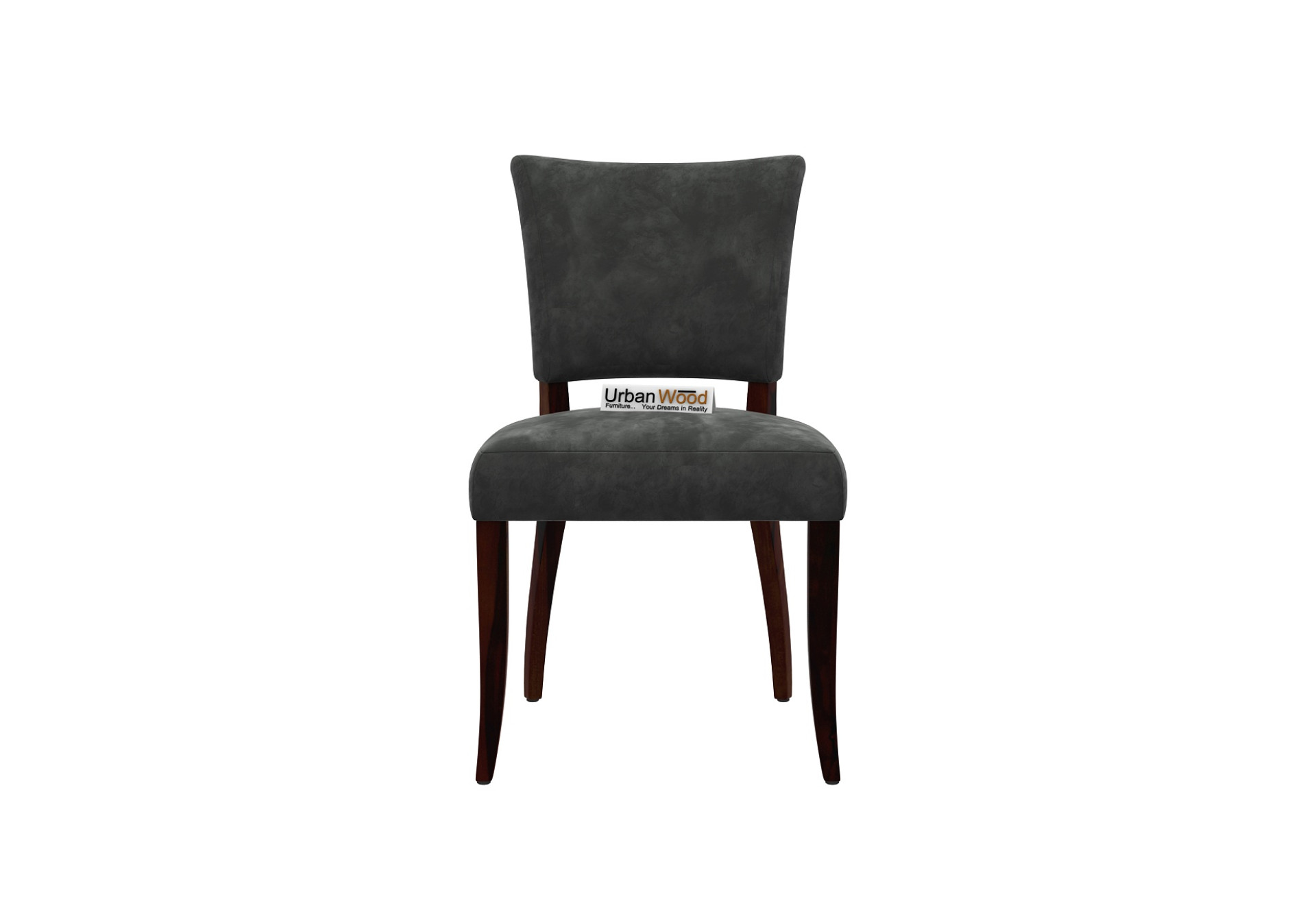 Quipo Dining Chair - Set Of 2 (Velvet, Stone Grey)