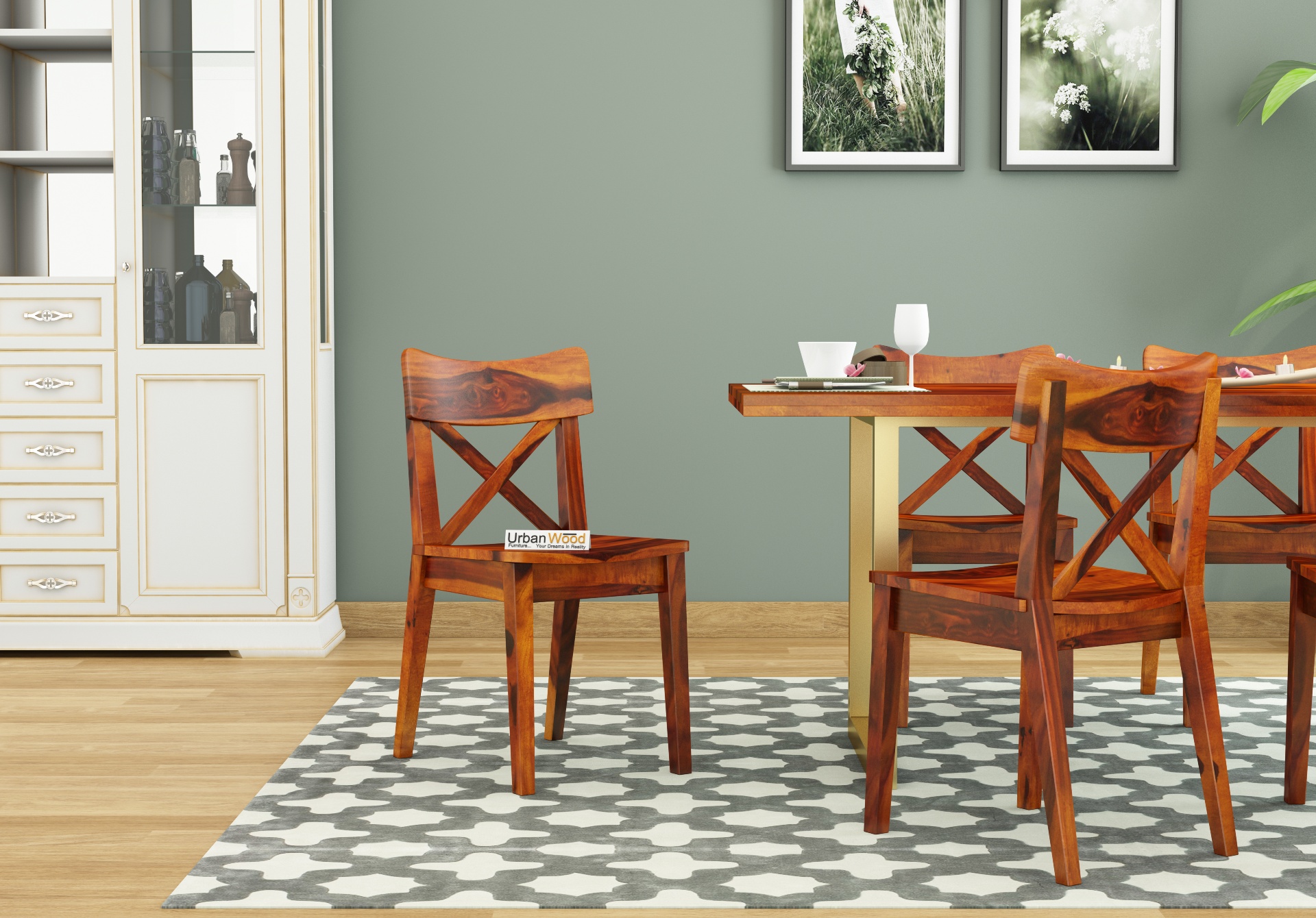 Tale Dining Chairs <small>( Honey Finish )</small>