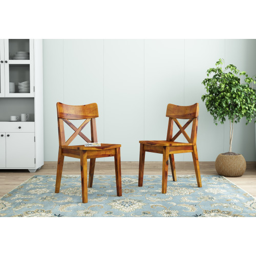 Tale Dining Chair - Set Of 2 (Honey Finish)