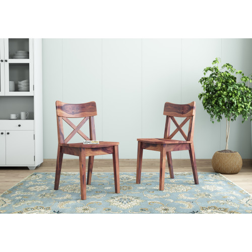 Tale Dining Chair - Set Of 2 (Teak Finish)