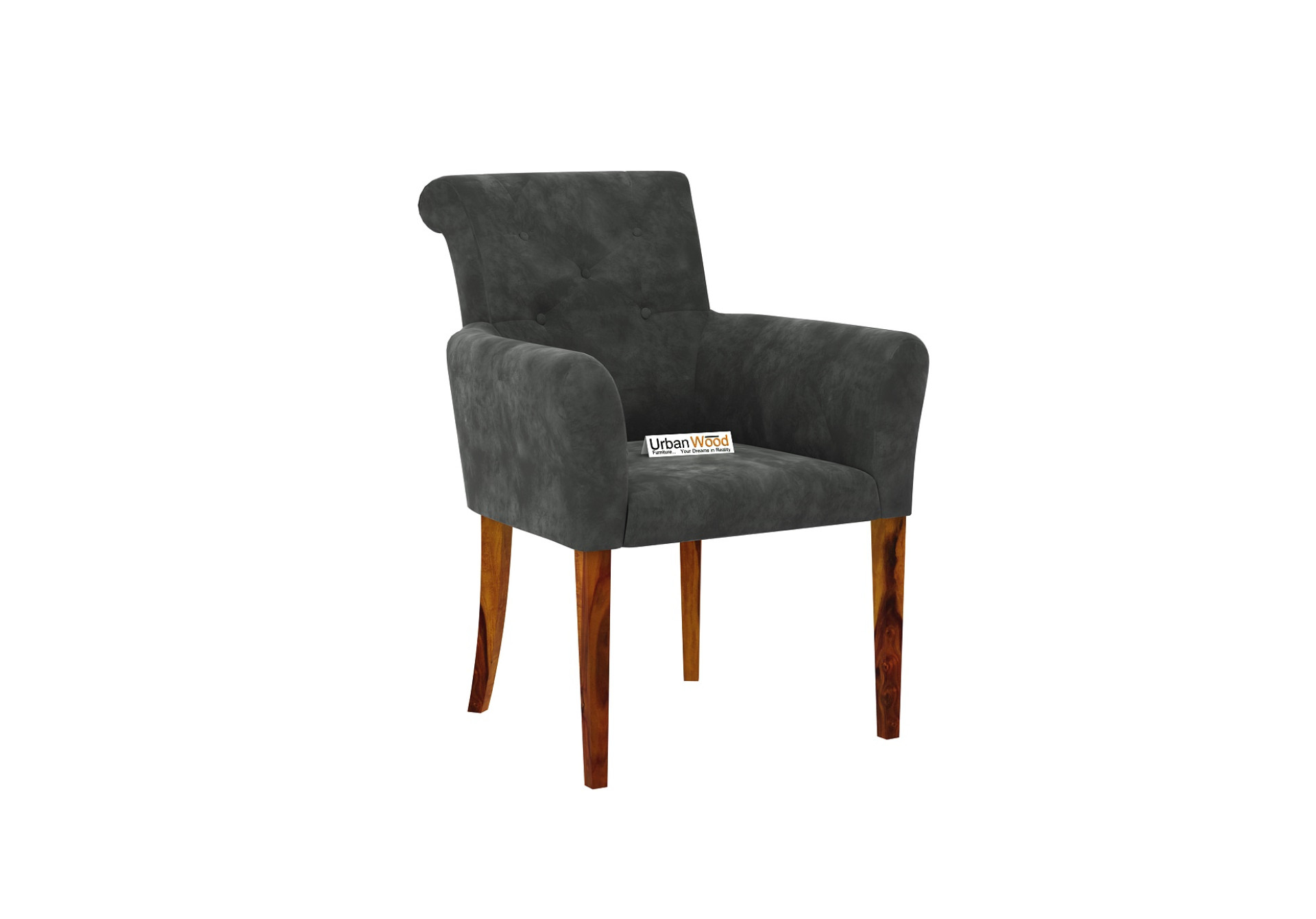 Urban Dining Chair - Set Of 2 (Velvet, Stone Grey)