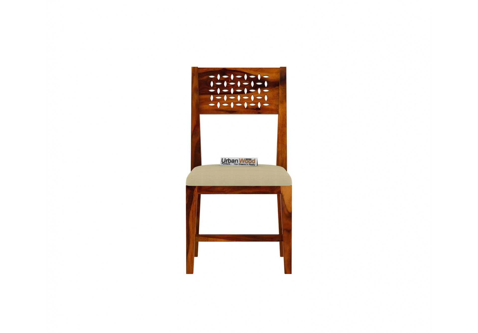 Woodora Dining Chair With Cushion ( Honey Finish )