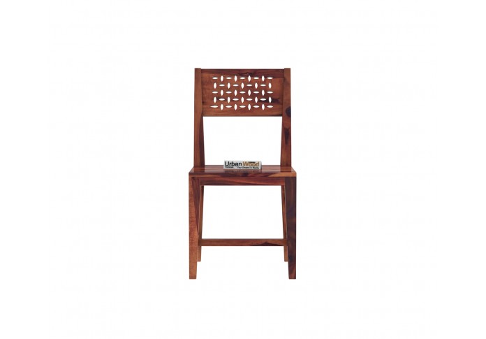 Woodora Without Cushion Dining Chair ( Teak Finish )