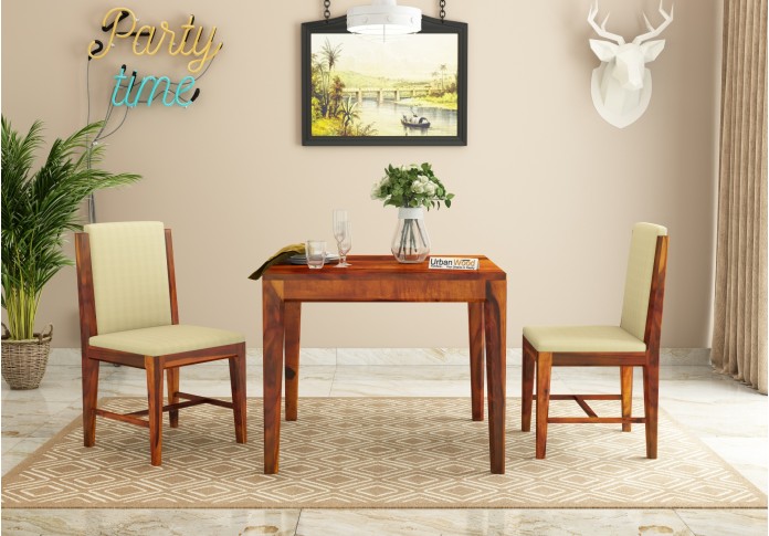 Deck 2-Seater Dining Table Set ( Honey Finish )