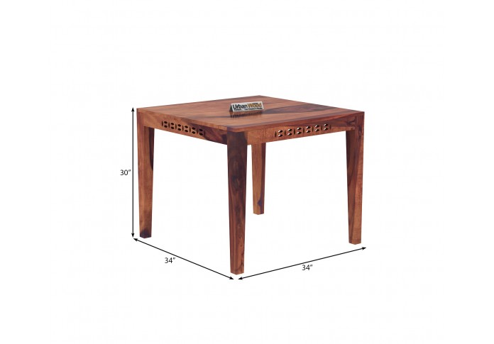 Woodora 2- Seater Dining Table ( Teak Finish )