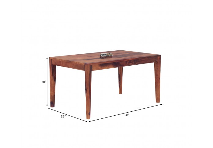 Deck 4-Seater Dining Table Set ( Teak Finish )
