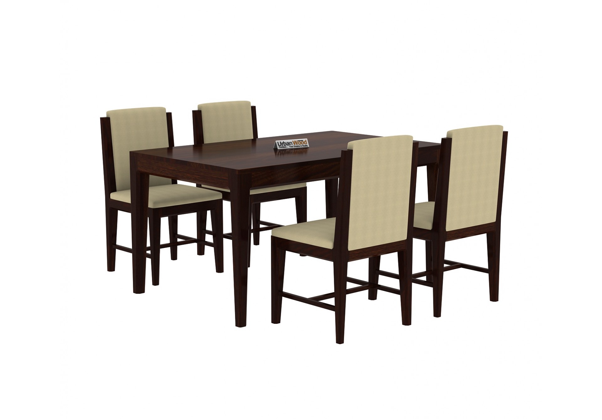 Deck 4-Seater Dining Table ( Walnut Finish )