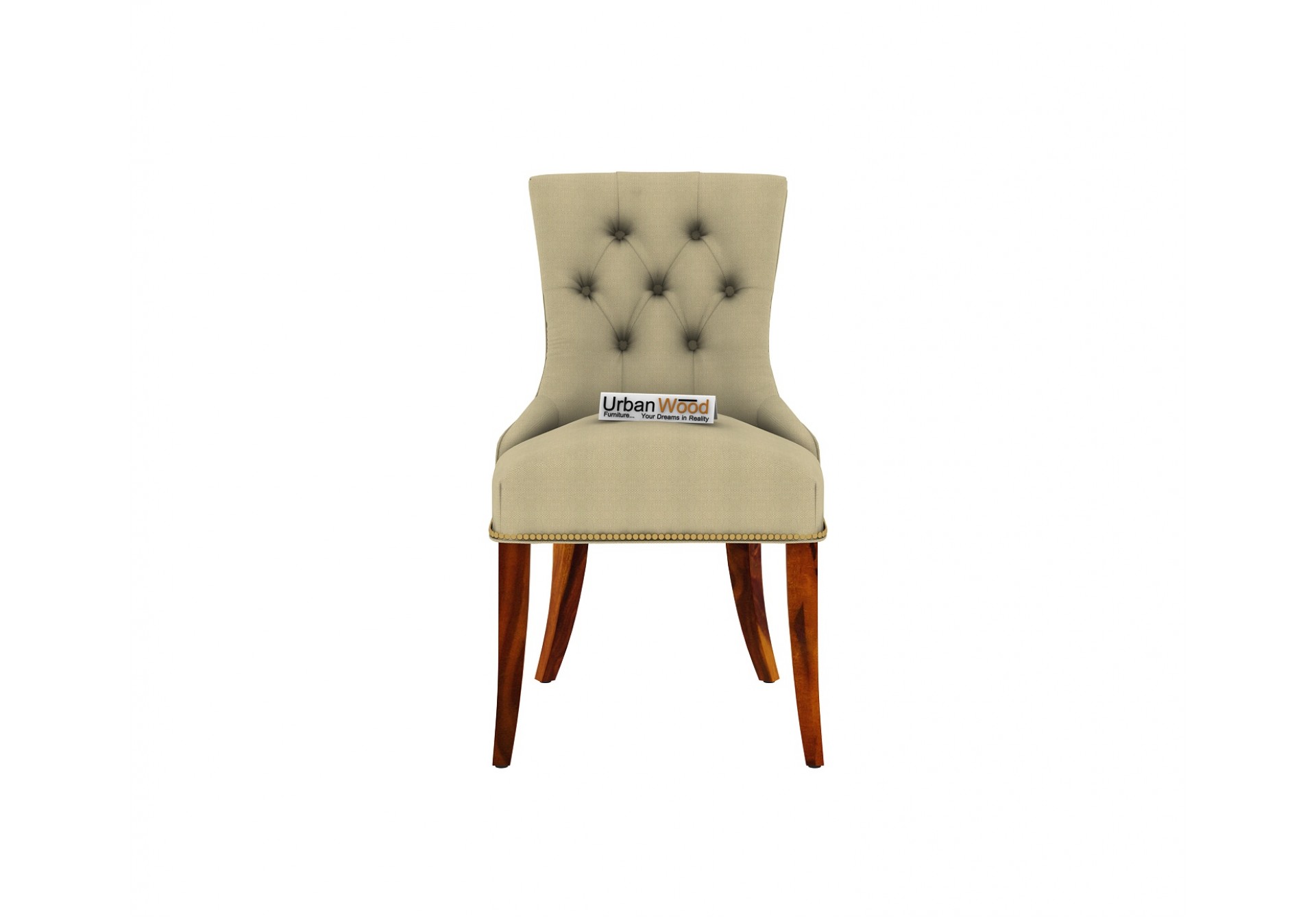 Knit Dining chair ( Honey Finish )