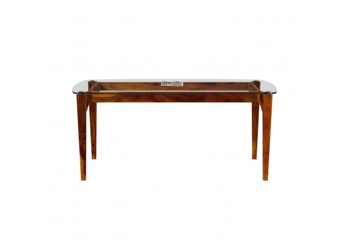Quipo 6-Seater Dining Table (Honey Finish)