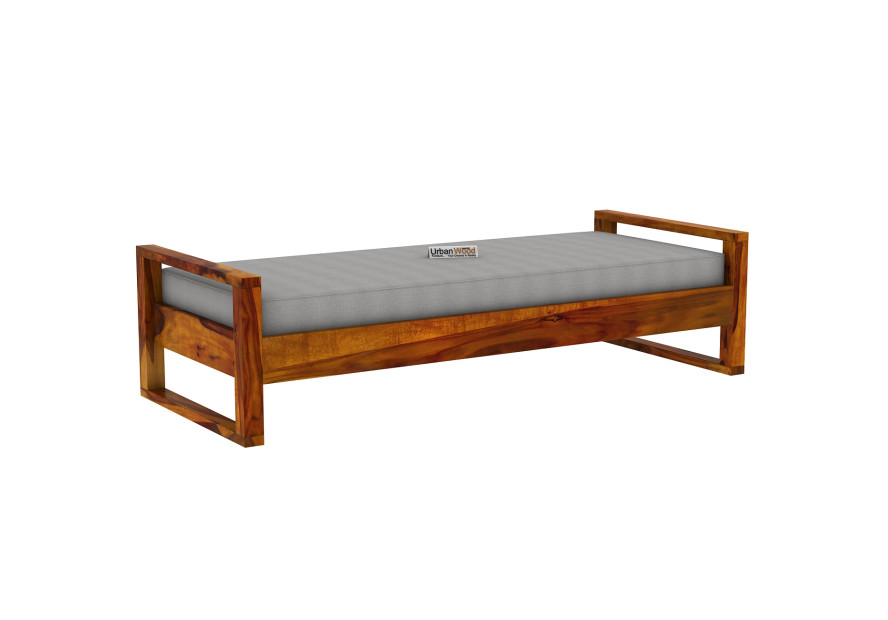 Diwan Bed Buy Ara Wooden Diwan Bed ( Honey Finish ) Online at Best Price Urbanwood