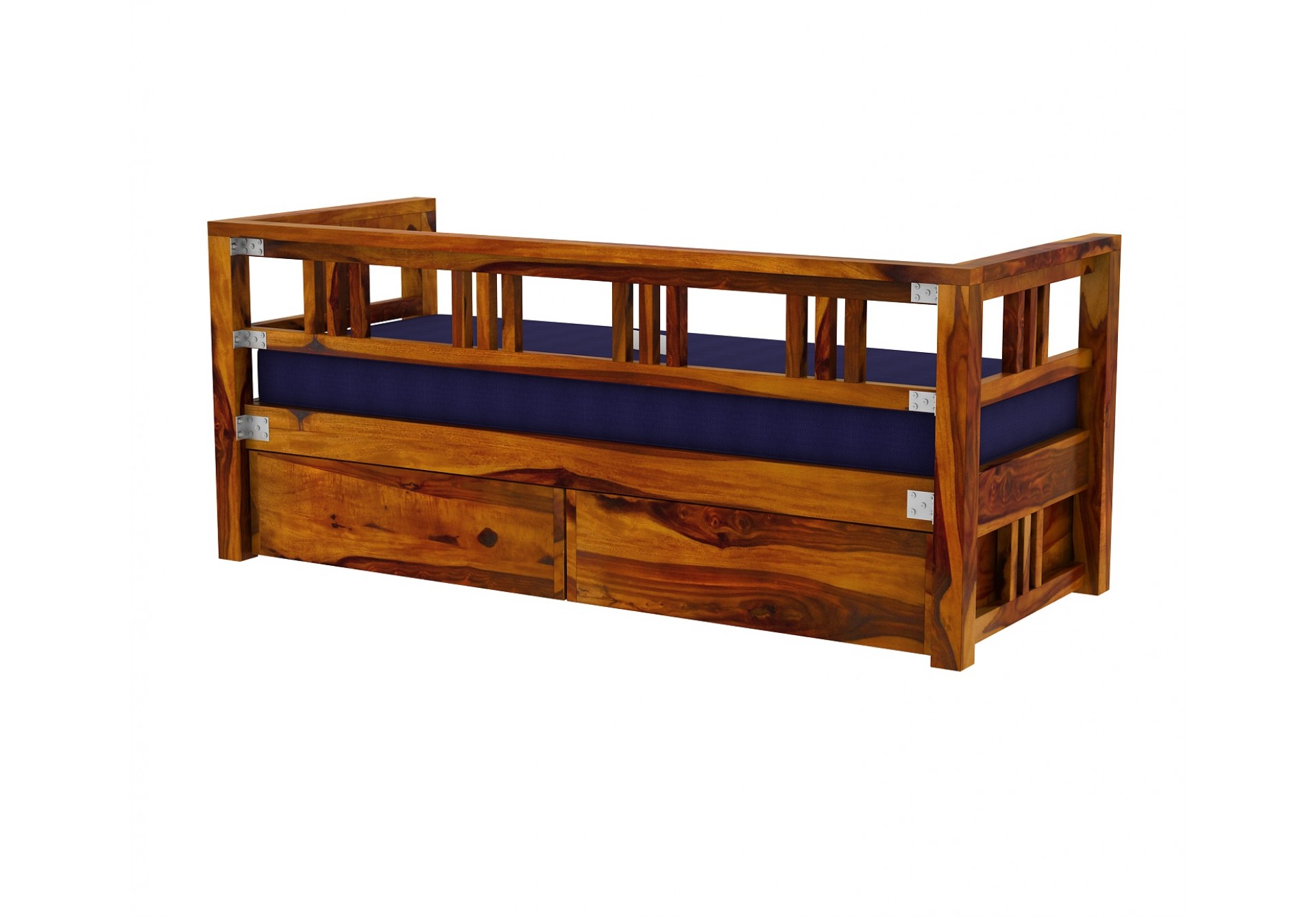 Maxii Diwan With Storage (Honey Finish)