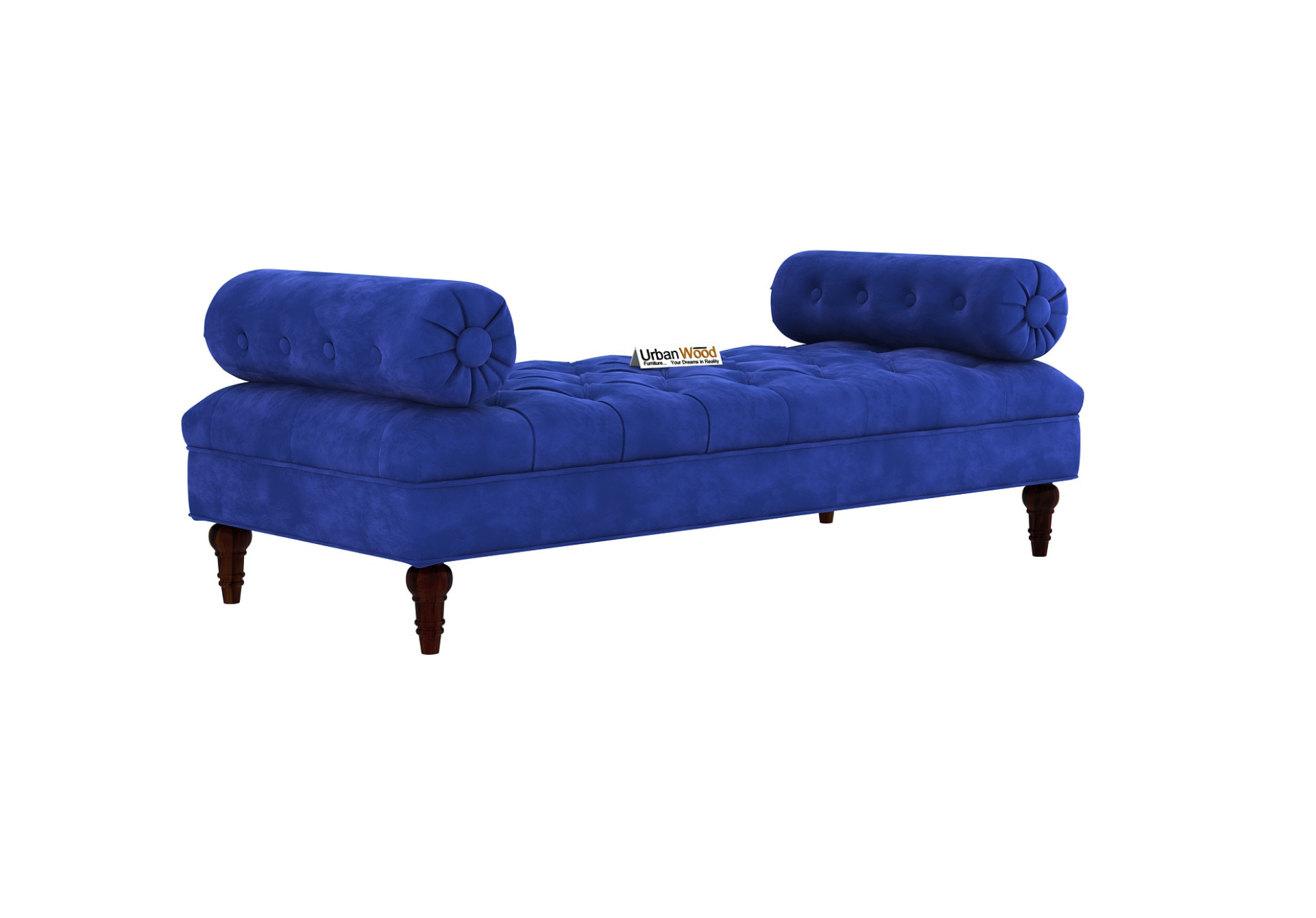 Urban Fabric Diwan (Velvet, Sapphire Blue)