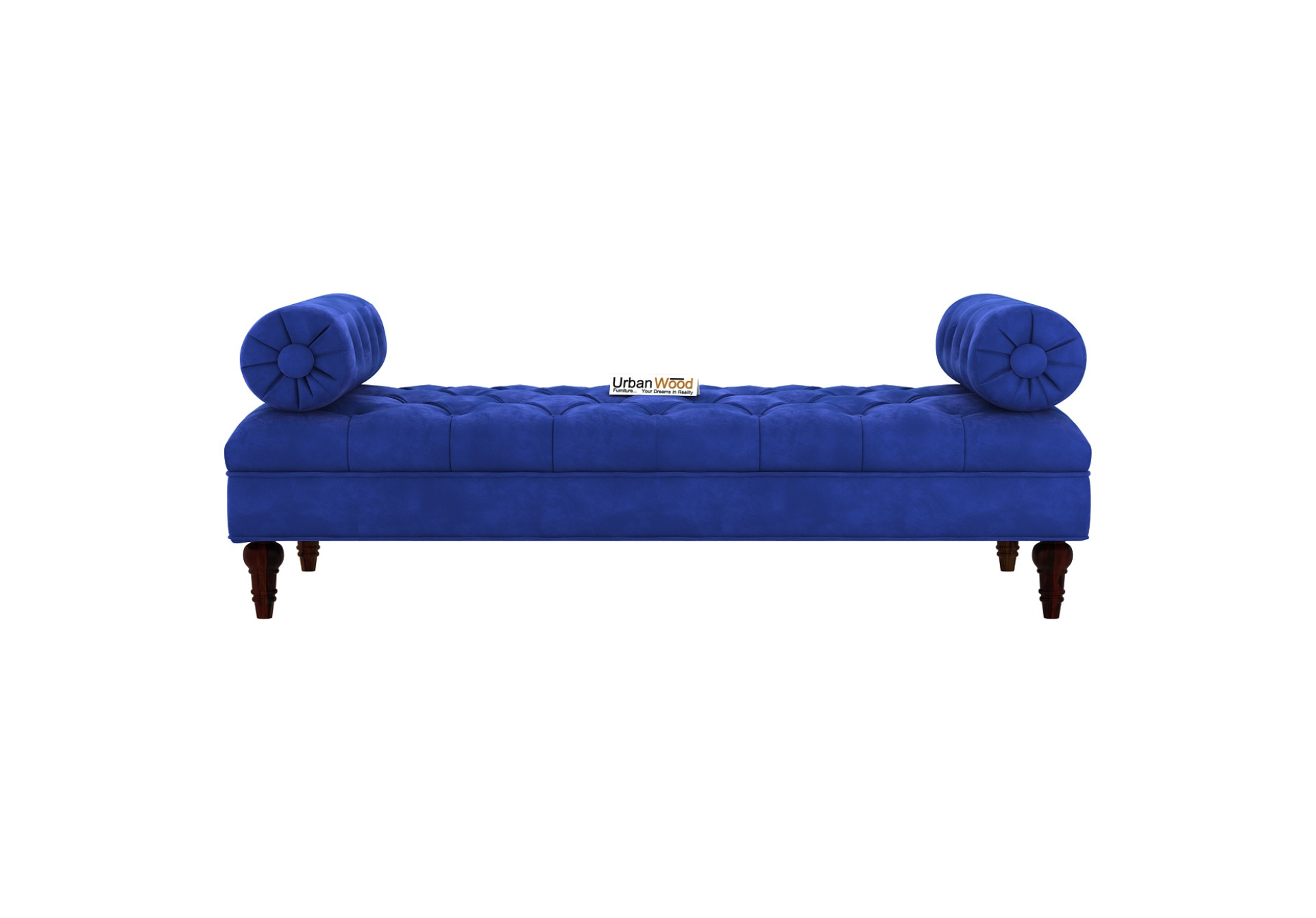 Urban Fabric Diwan (Velvet, Sapphire Blue)