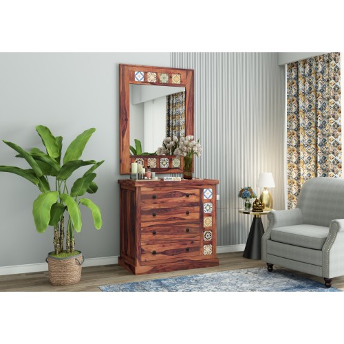 Relay Dressing Table ( Teak Finish )