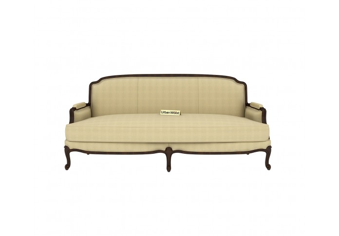 Abro 3 Seater Sofa (Cotton, Sepia cream)