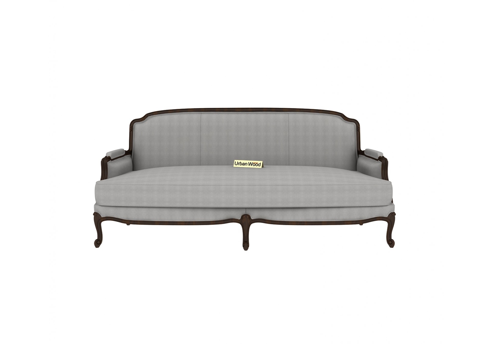 Abro 3 Seater Sofa (Cotton, Steel gray)