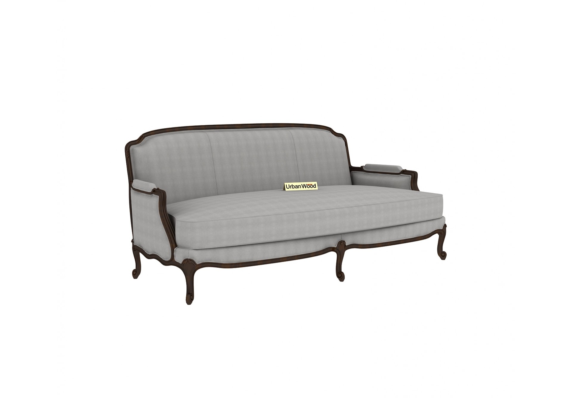 Abro 3 Seater Sofa (Cotton, Steel gray)