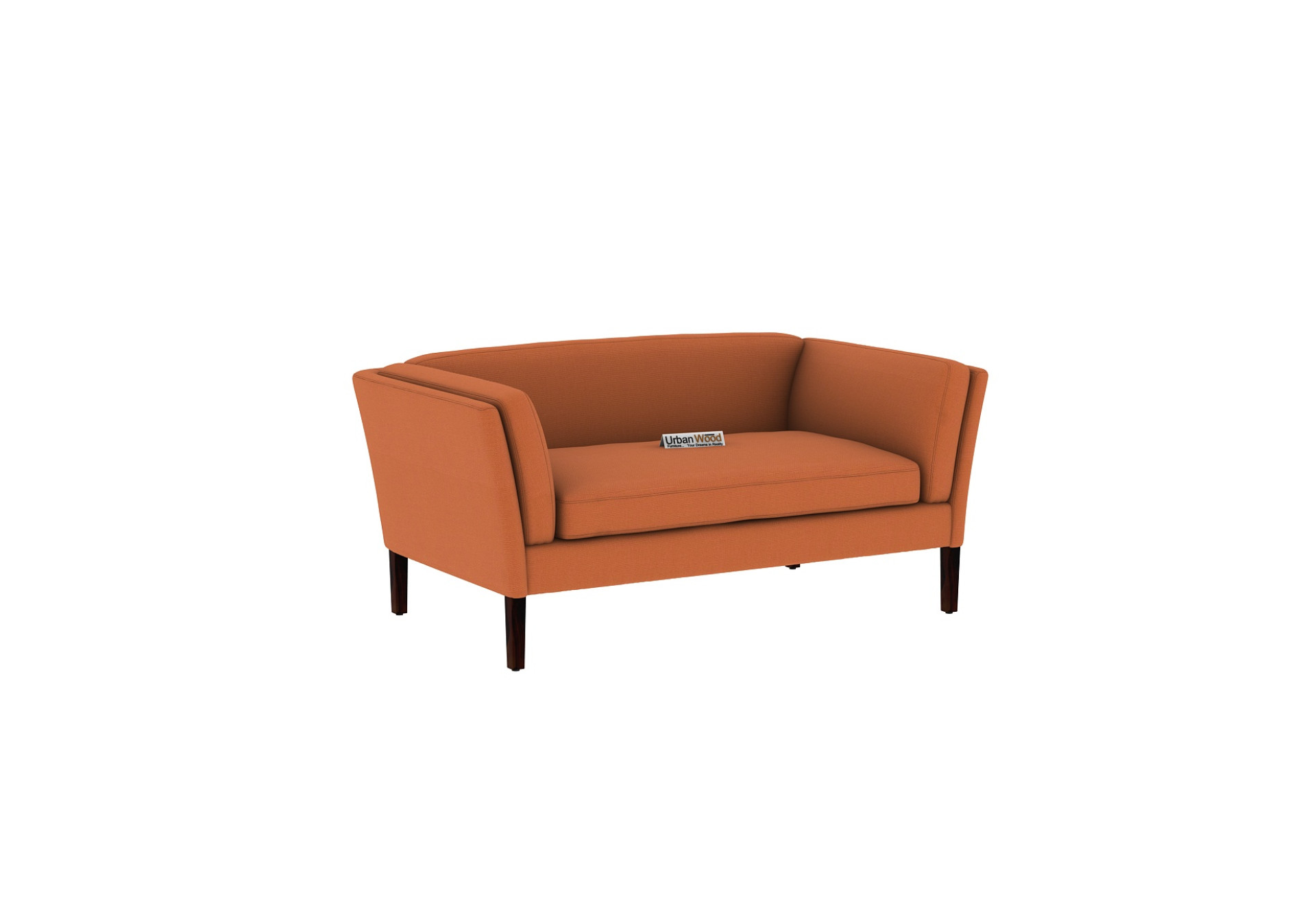 Crimson 2+1+1 Seater Fabric Sofa (Cotton, Diana Orange)
