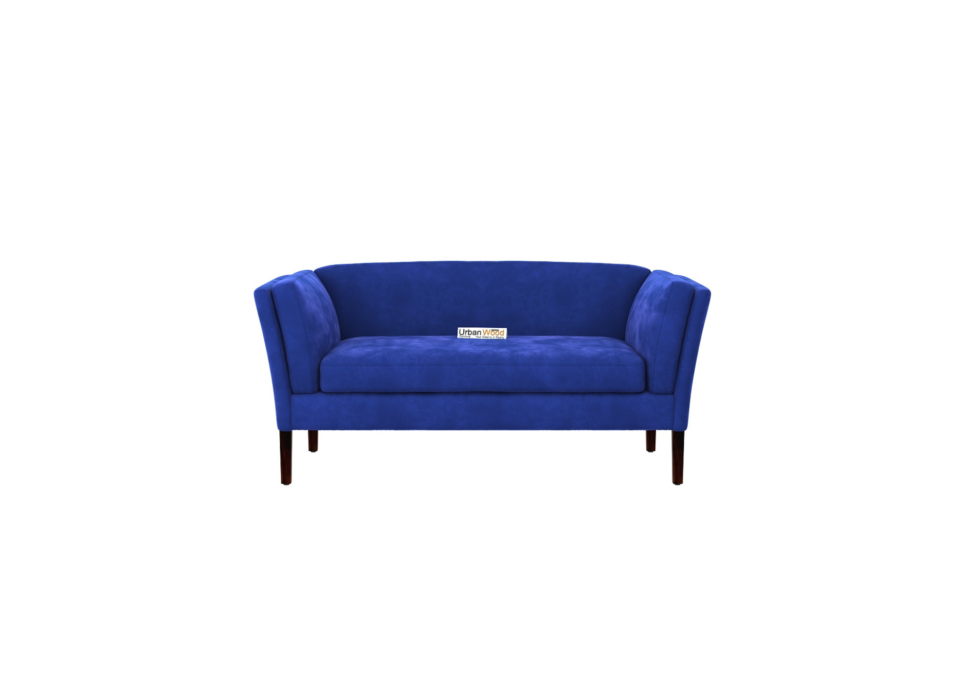 Crimson 2+1+1 Seater Fabric Sofa (Velvet, Sapphire Blue)