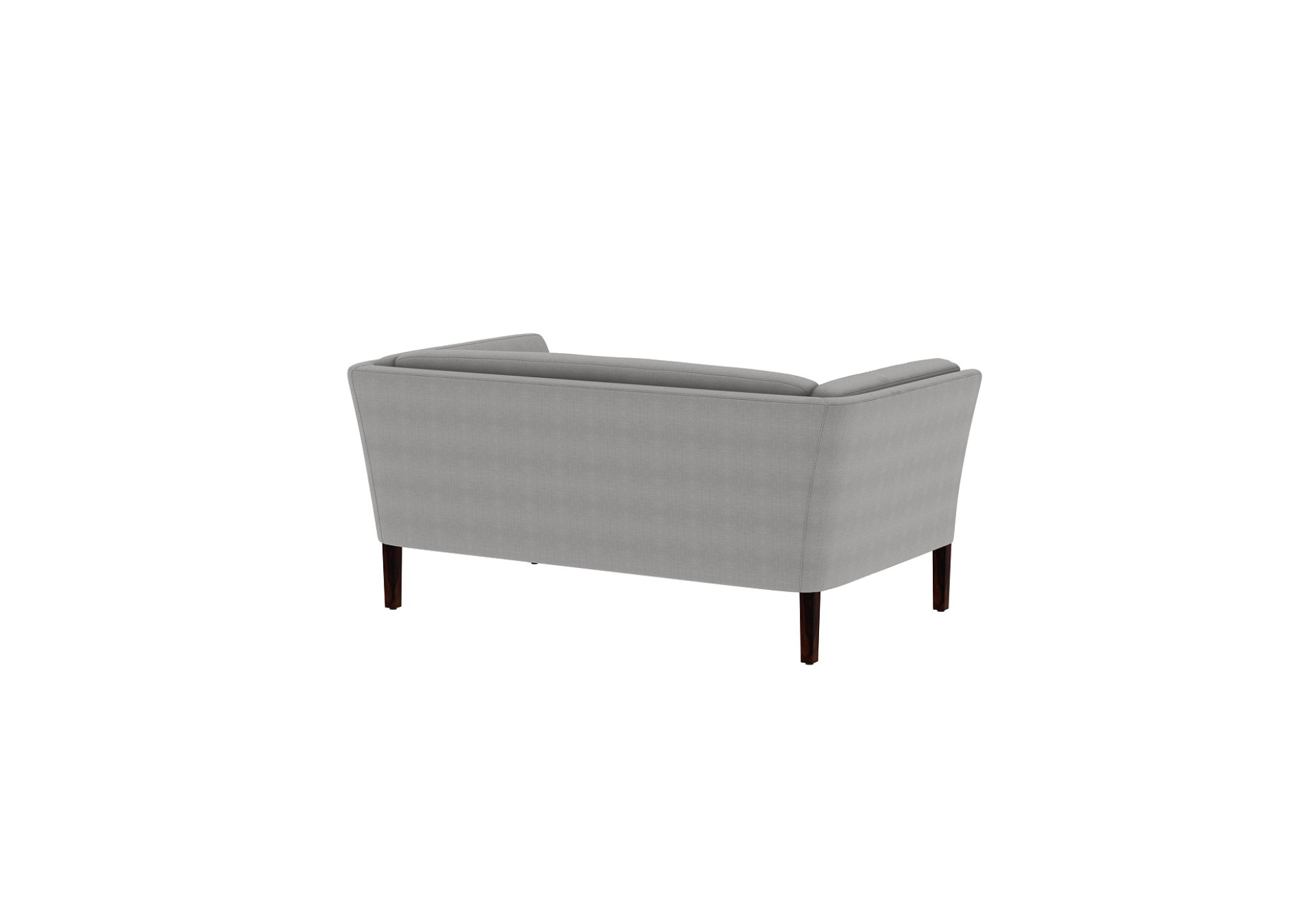Crimson 2 Seater Fabric Sofa (Cotton, Steel Grey)