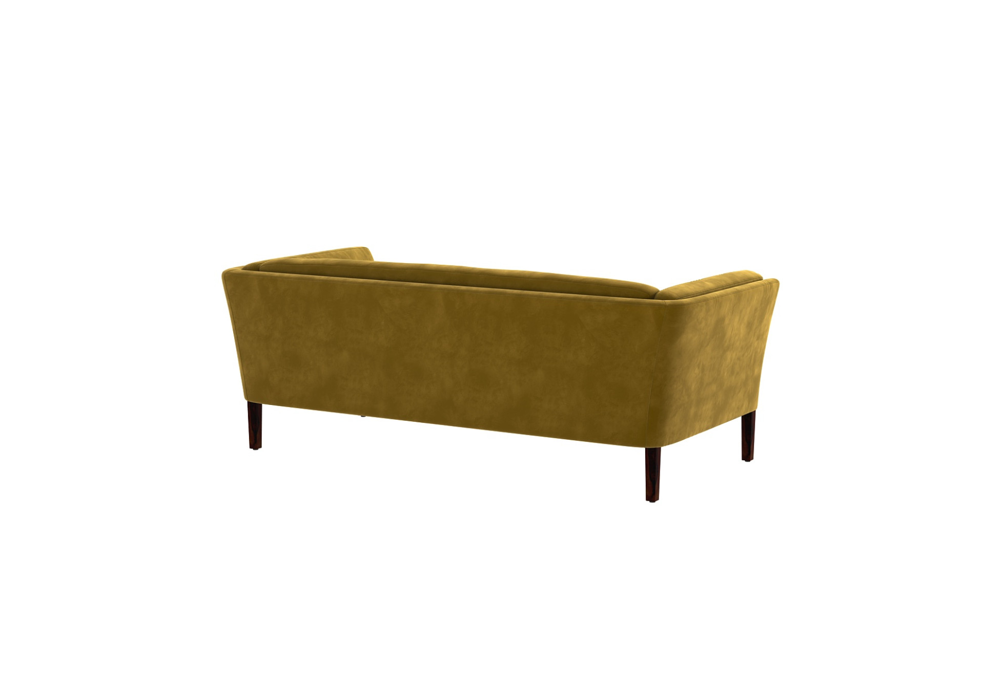 Crimson 3+1+1 Seater Fabric Sofa (Velvet, Amber Gold)