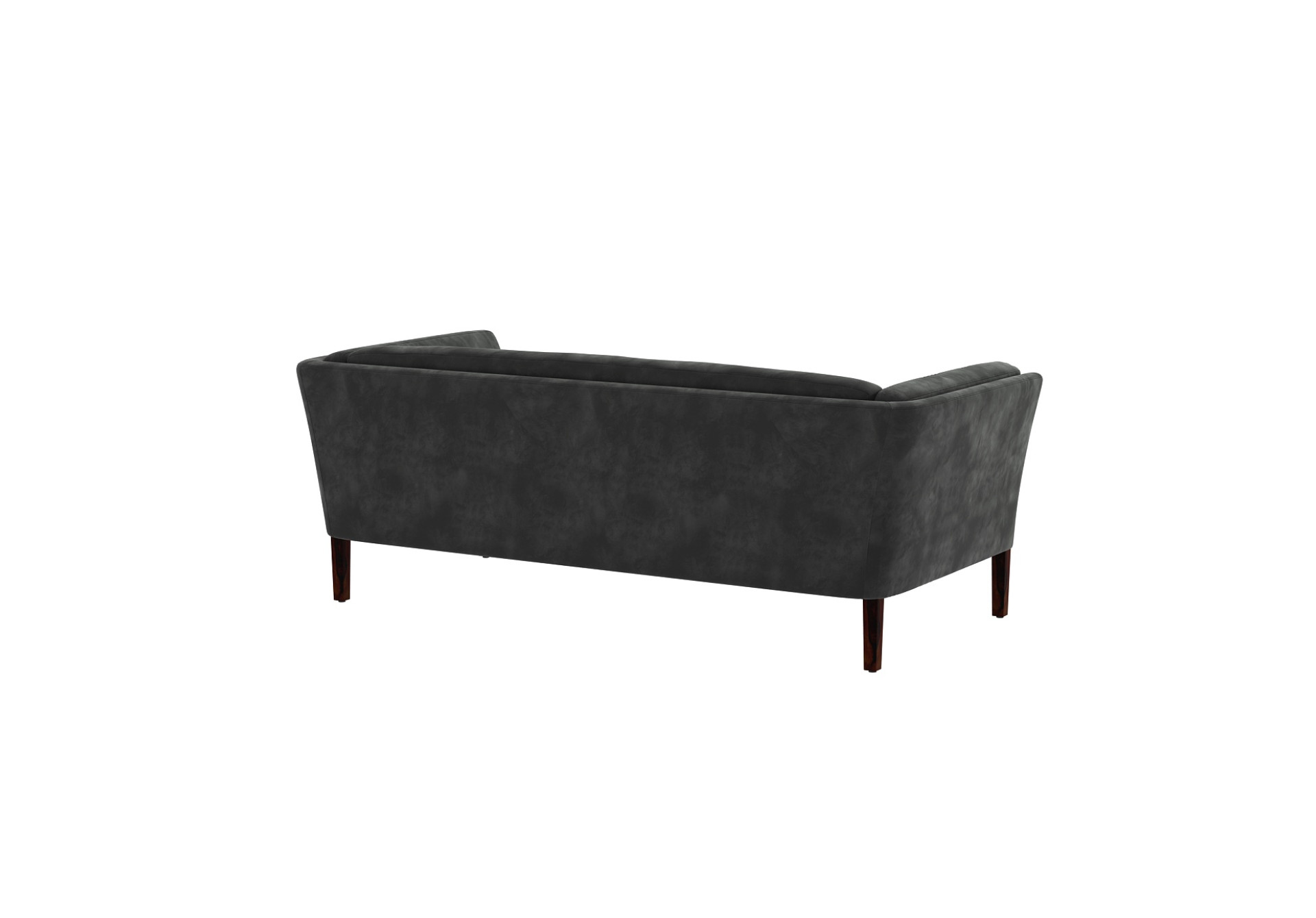 Crimson 3 Seater Fabric Sofa (Velvet, Stone gray)