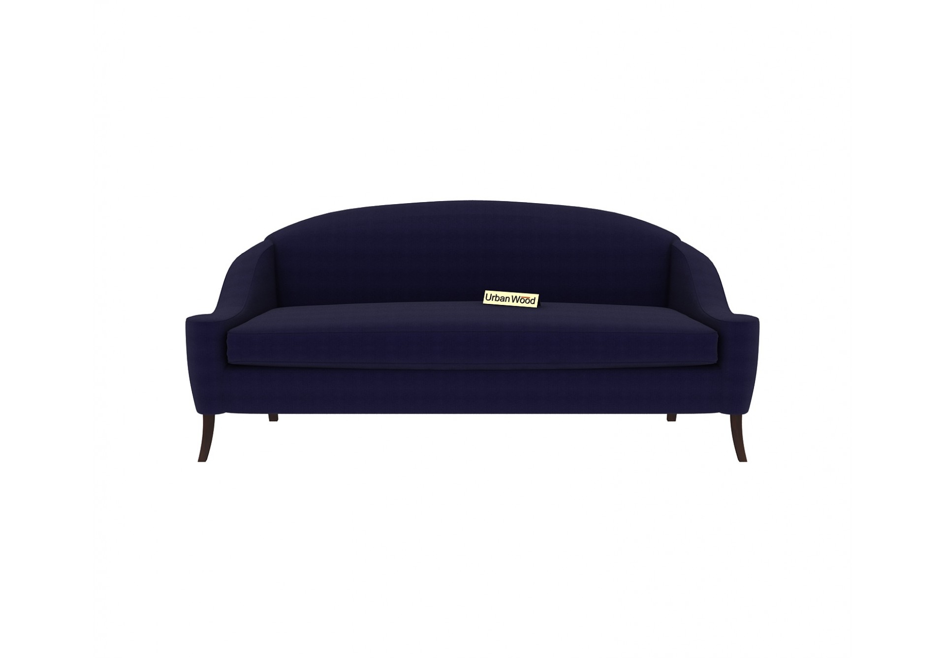 Crimson 3 Seater Sofa (Cotton, Navy blue)