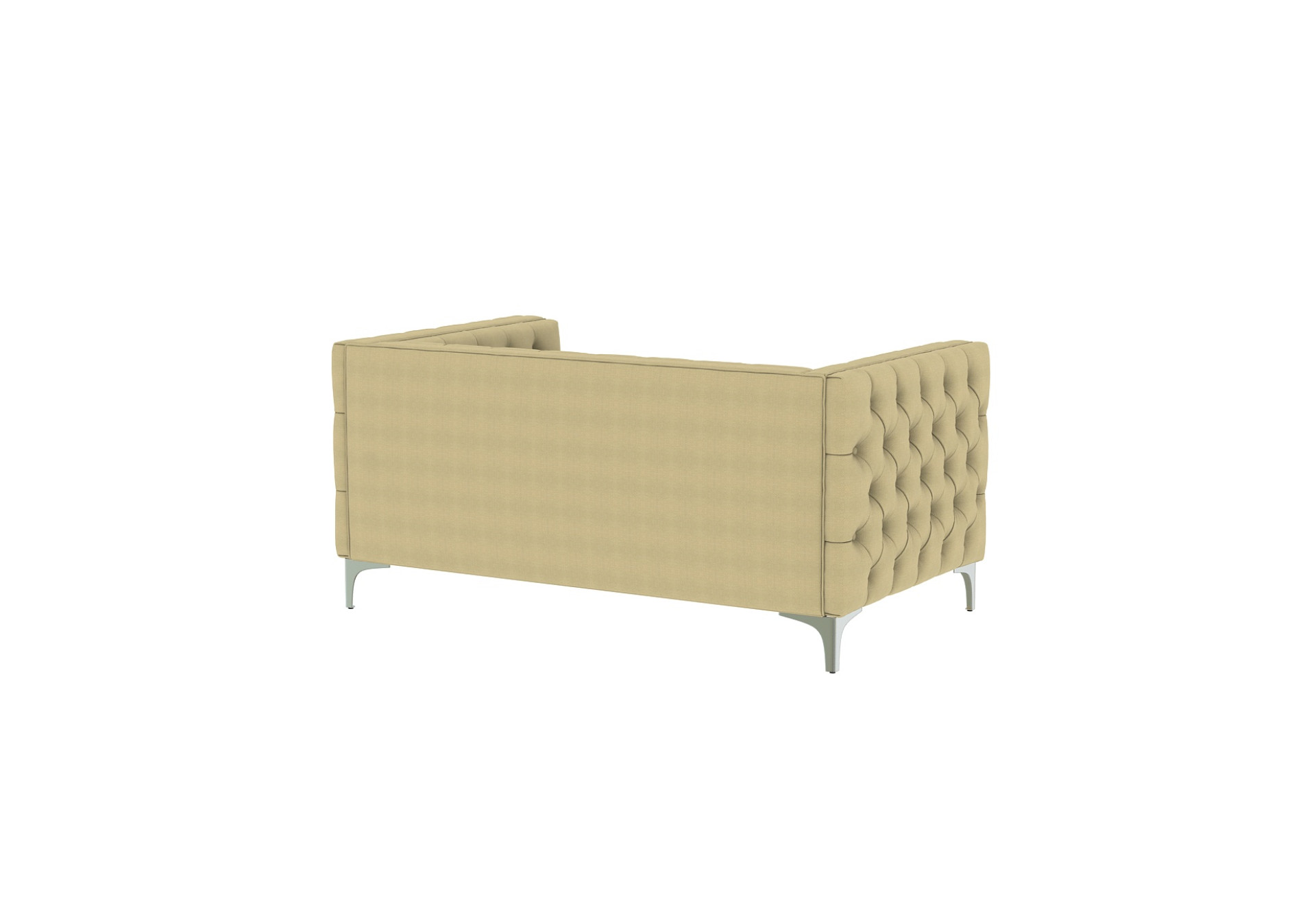 Curio 2 Seater Fabric Sofa (Cotton, Sepia Cream)