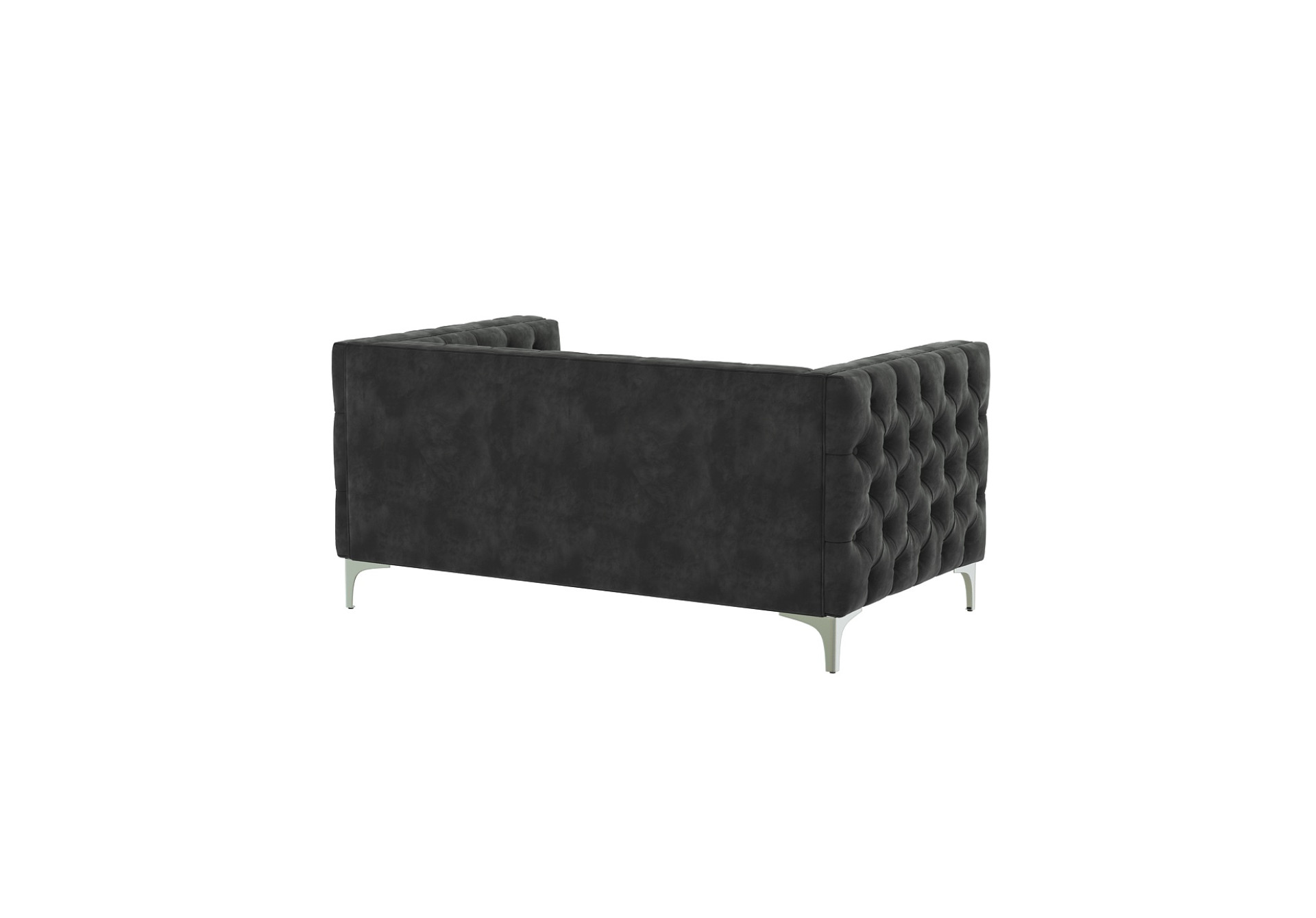 Curio 2+1+1 Seater Fabric Sofa (Velvet, Stone Grey)