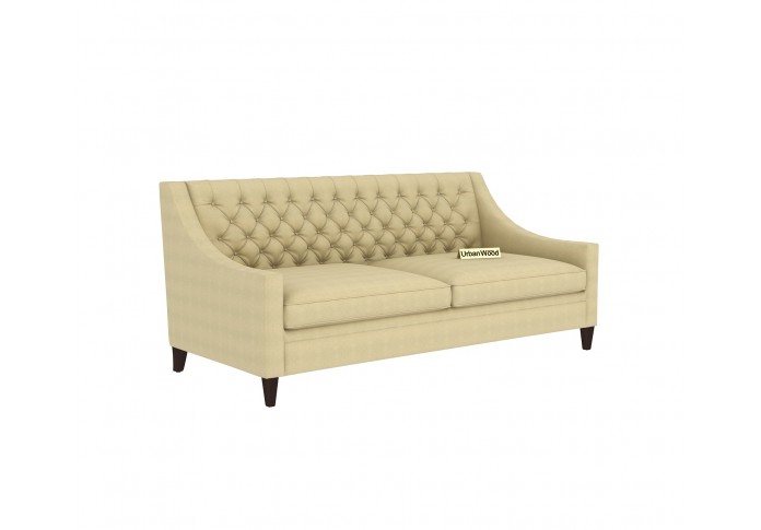 Curio 3 Seater Sofa (Cotton, Sepia cream)