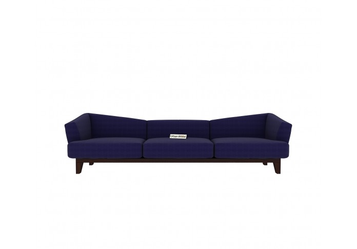 Fooze 3 Seater Sofa ( Cotton, Navy Blue )