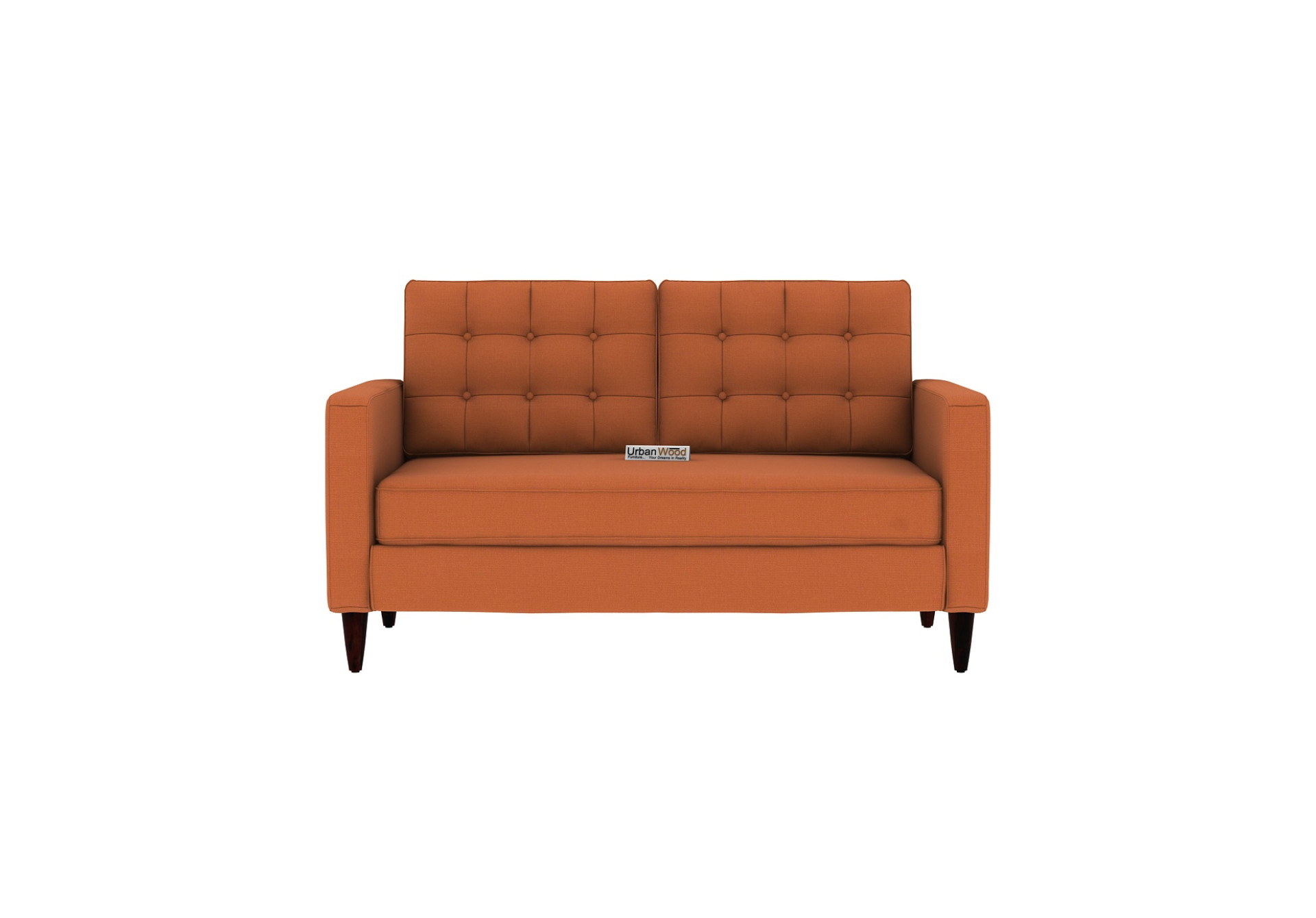 Hamper 2+1+1 Seater Fabric Sofa (Cotton, Diana Orange)