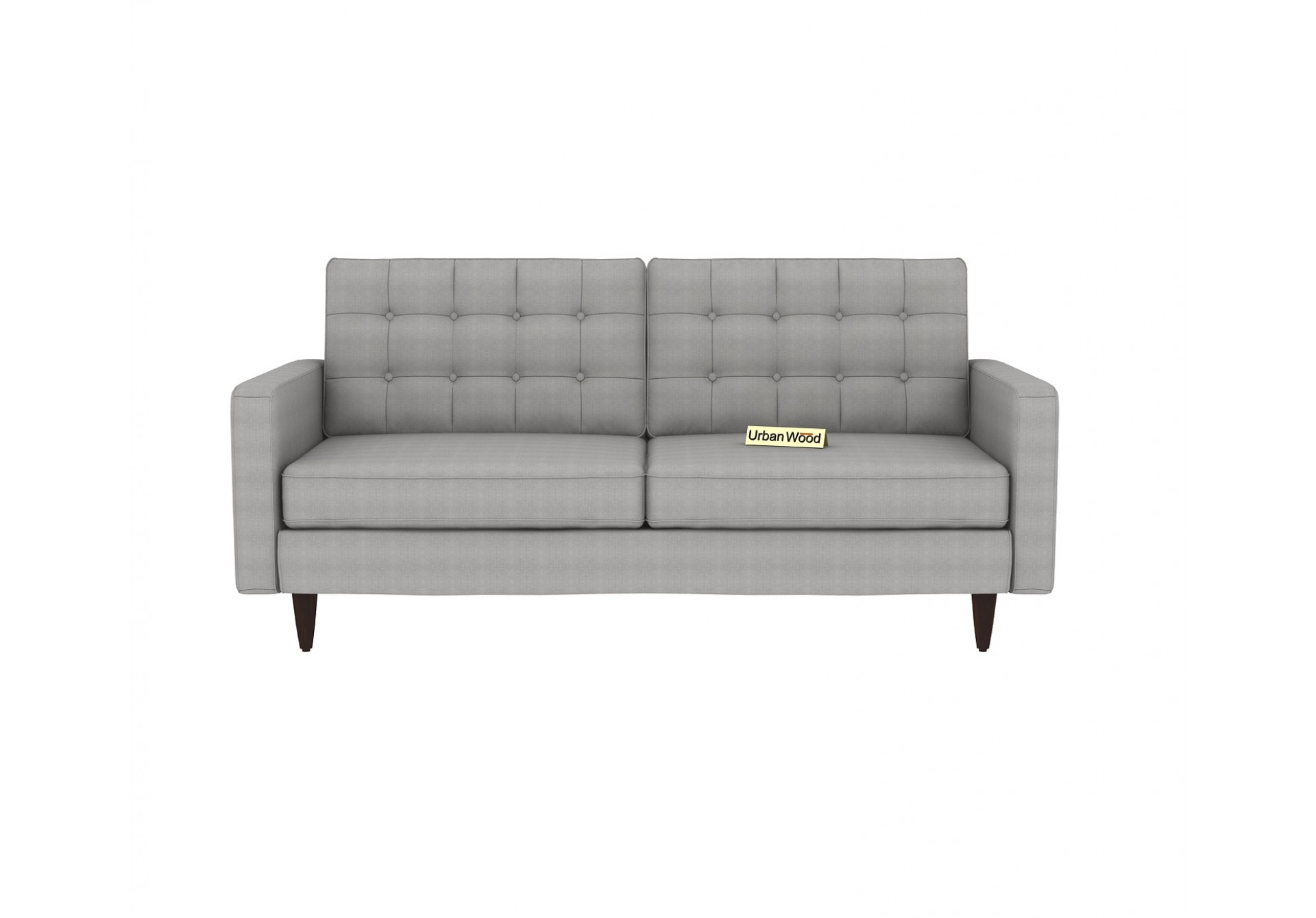 Hamper 3 Seater Sofa (Cotton, Steel gray)