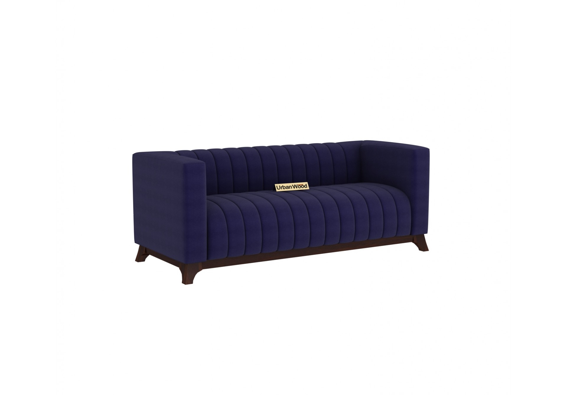 Lotus 3 Seater Sofa ( Cotton, Navy Blue )