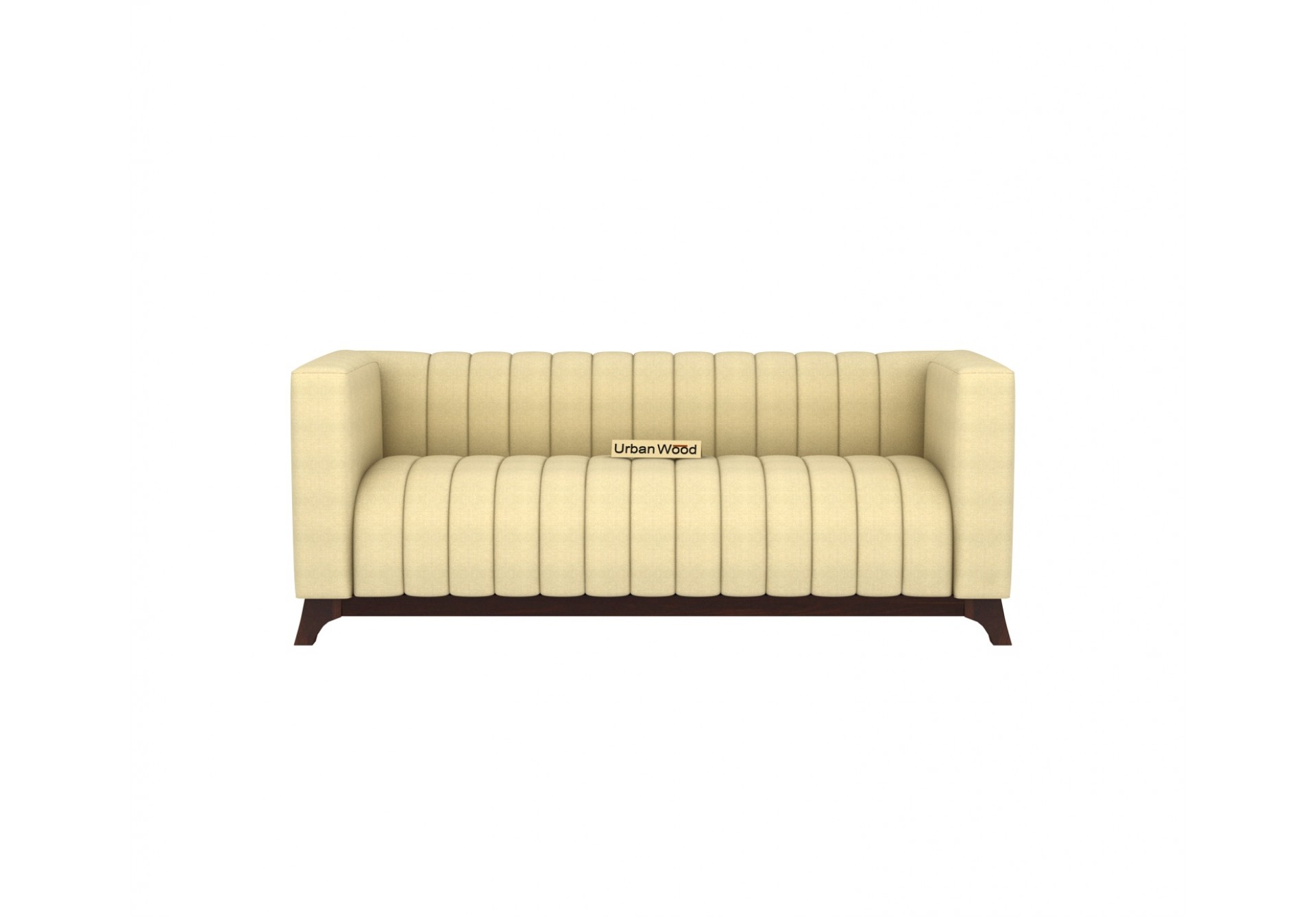 Lotus 3 Seater Sofa ( Cotton, Sepia Cream )