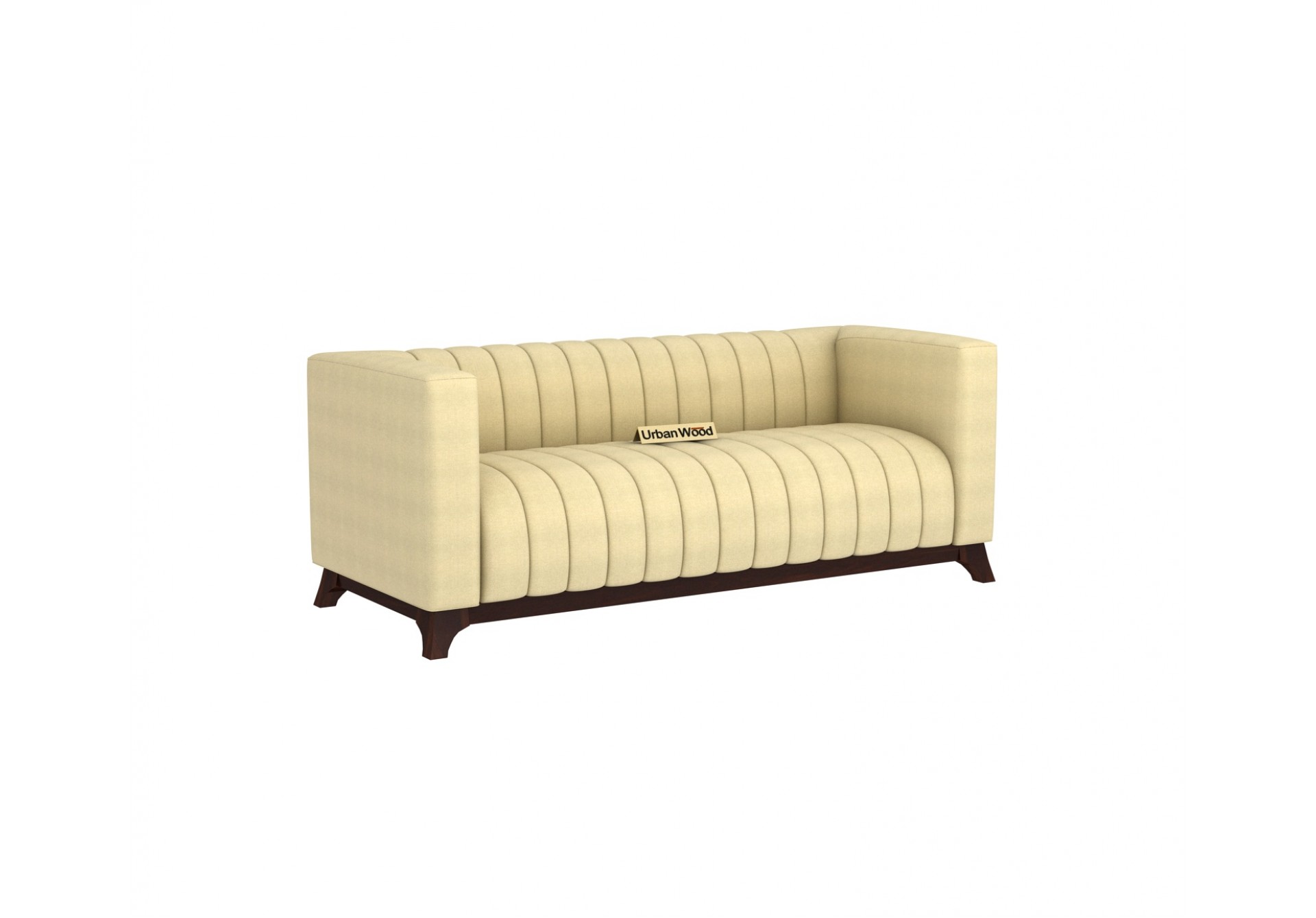 Lotus 3 Seater Sofa ( Cotton, Sepia Cream )